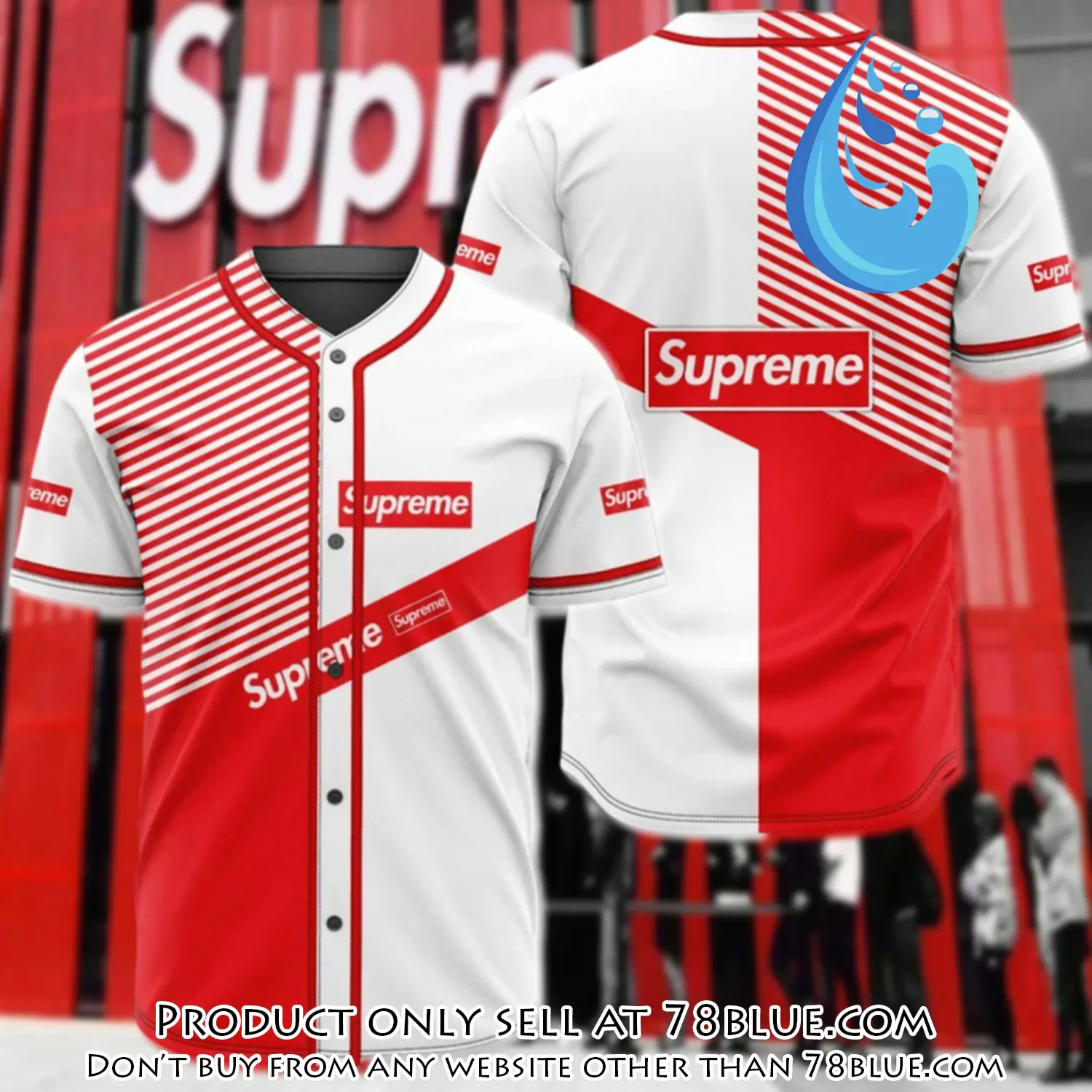 Supreme baseball jersey shirt luxury bjs1234 78b5405049